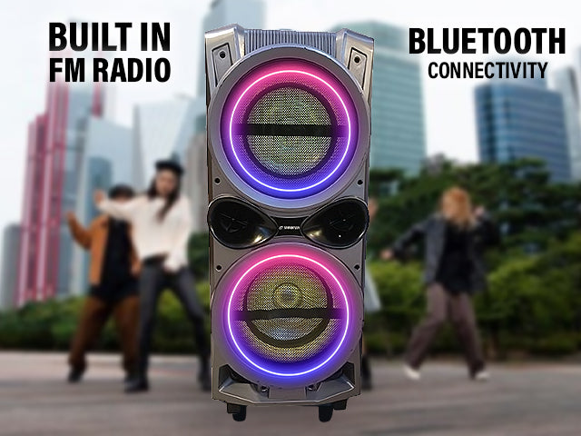 Saxon 1010 Trollee Speaker 10000W PMPO