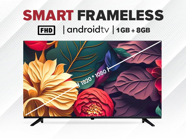 43 inches (108cm) Smart Frameless Full HD Android TV | 1gb RAM + 8gb ROM | DOBSX43AFHD