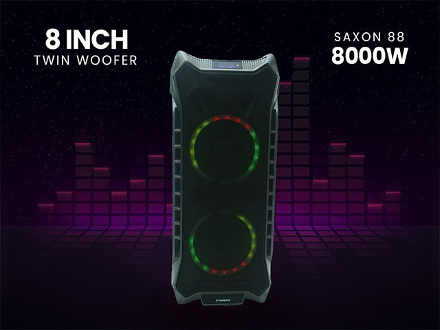 Saxon 88 Trollee Speaker 8000W PMPO